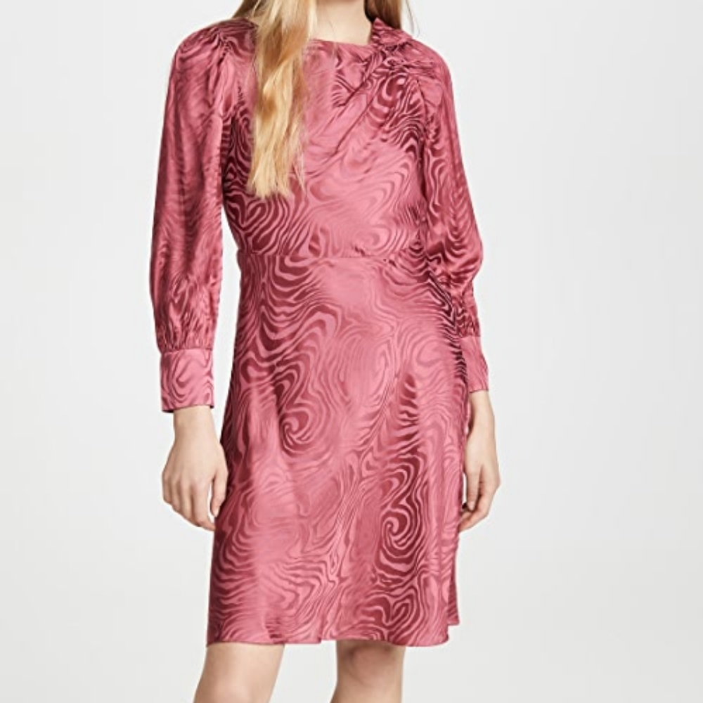Rebecca Taylor Long Sleeve Swirl Jacquard Dress  ( never worn)
